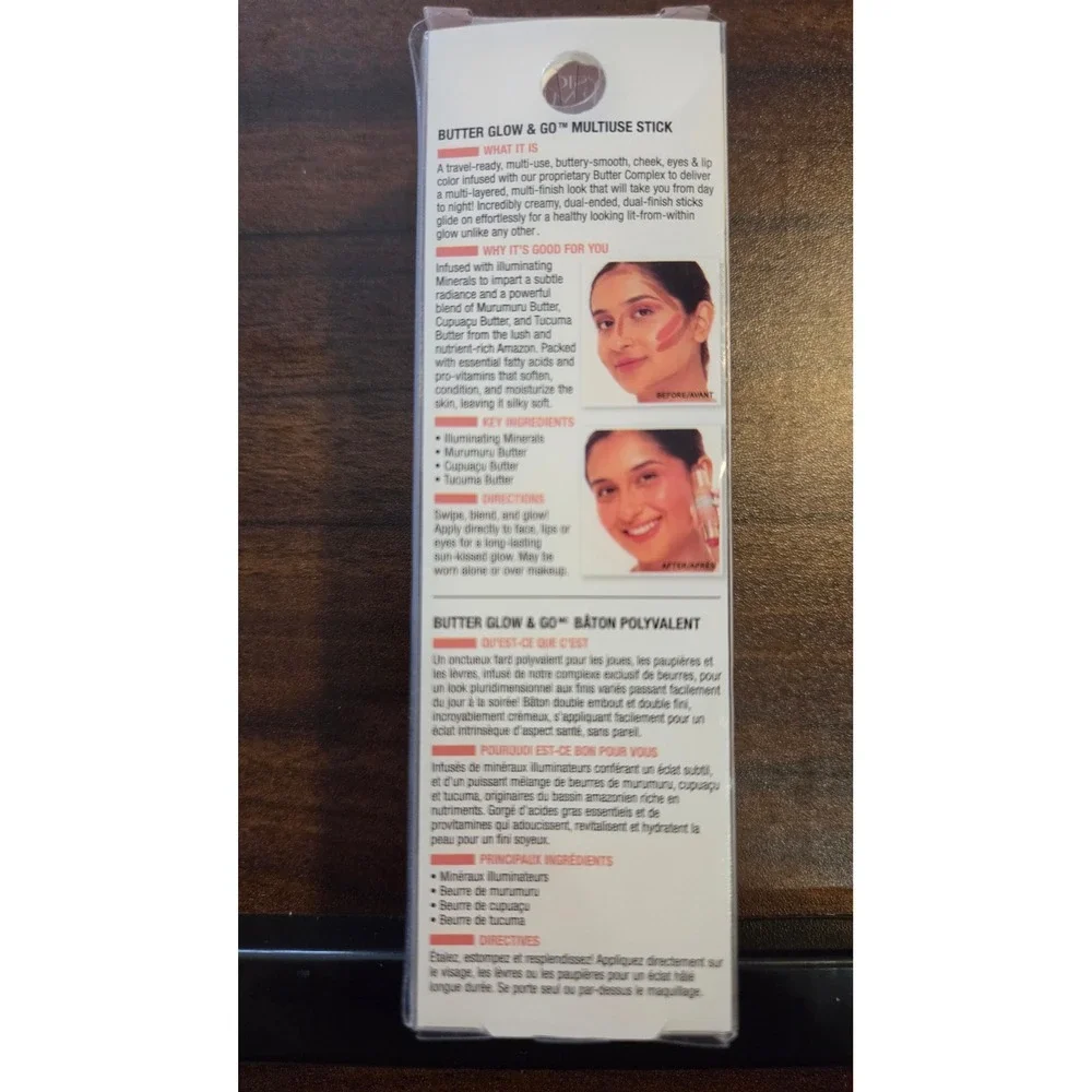 Physicians Formula Butter Glow & Go Multiuse Stick Berry Tan New